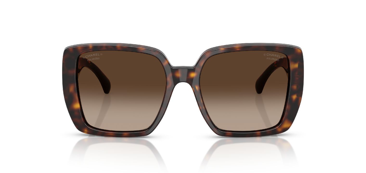 Lunettes de soleil Chanel Carré 0CH5541 Ecaille pour Femme