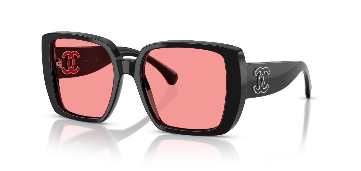 Lunettes de soleil Chanel Carré 0CH5541 Noir pour Femme