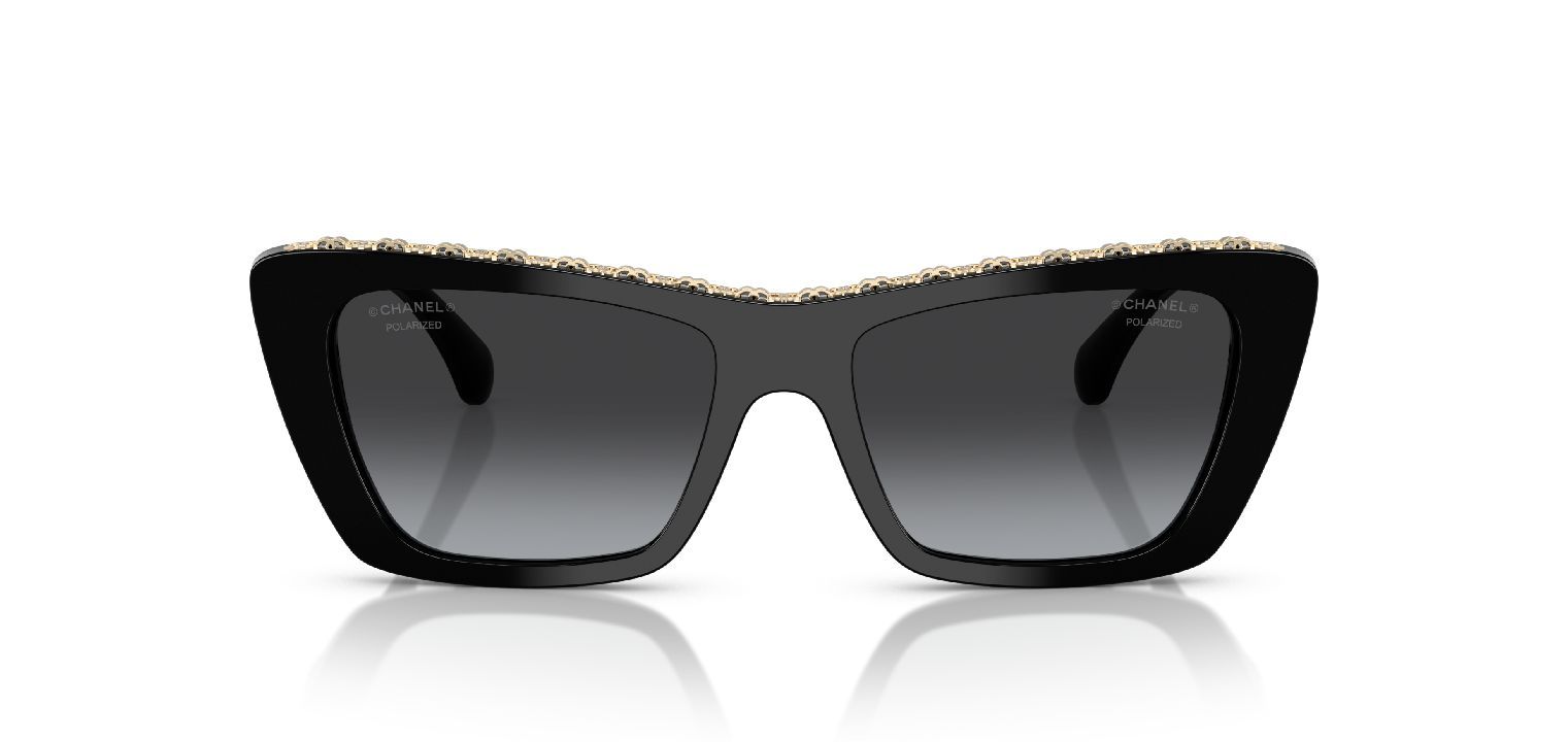 Lunettes de soleil Chanel Papillon 0CH5540 Noir pour Femme