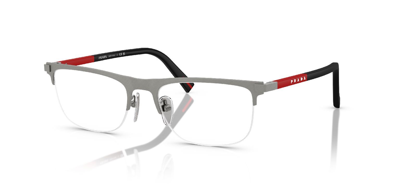 Prada Linea Rossa Quadratisch Brillen 0PS 50RV Grau für Herren