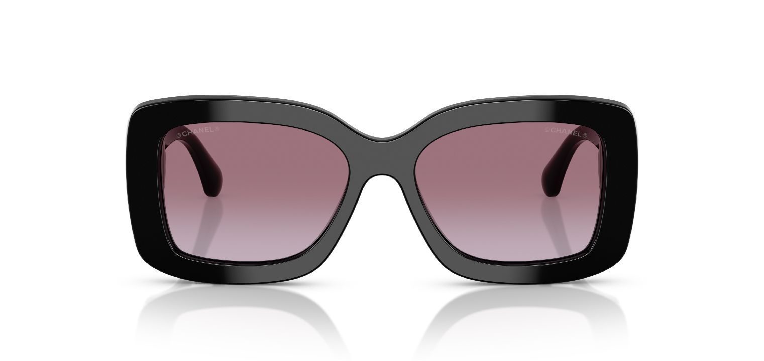 Chanel Carré Sunglasses 0CH5535Q Black for Woman