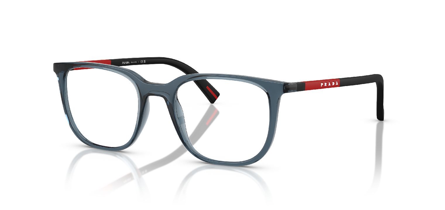 Prada Linea Rossa Quadratisch Brillen 0PS 04RV Blau für Herren