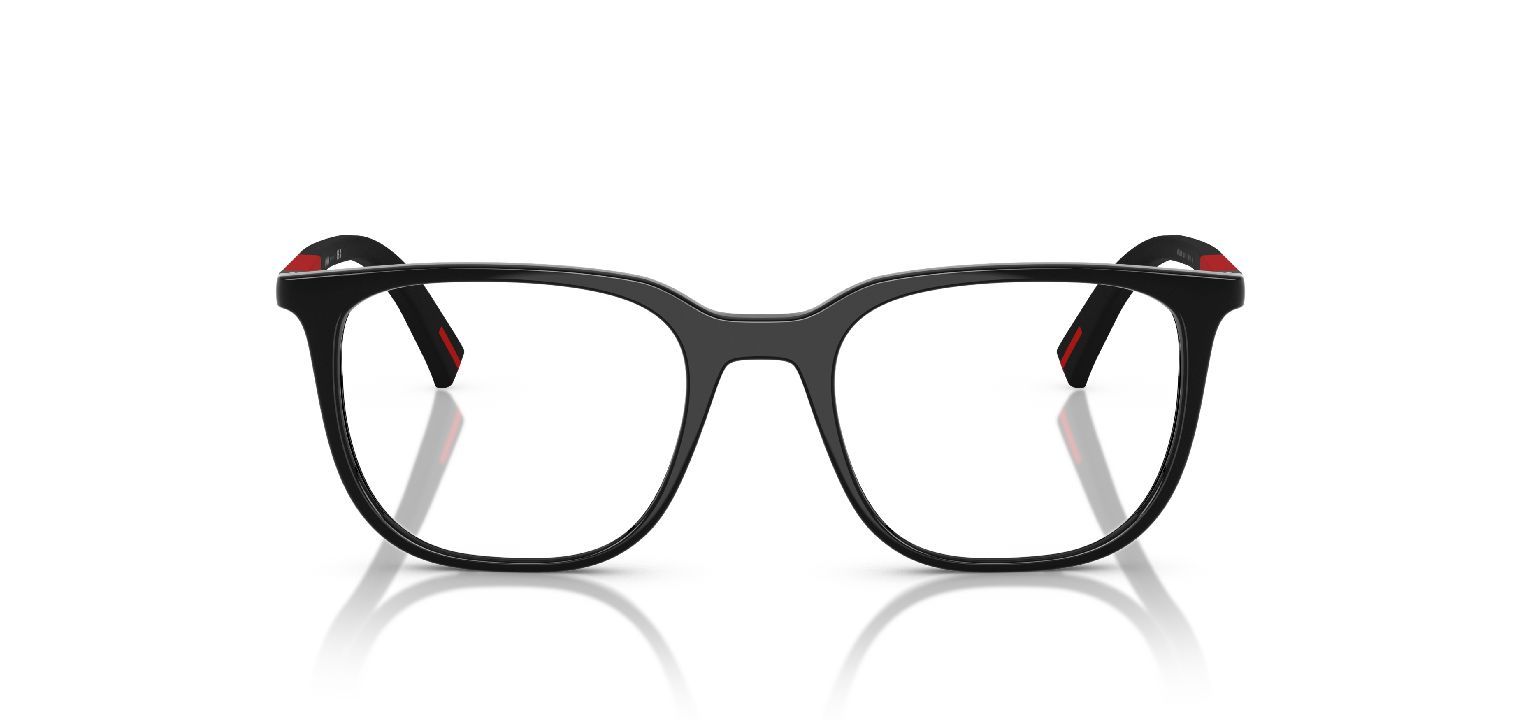 Prada Linea Rossa Quadratisch Brillen 0PS 04RV Schwarz für Herren