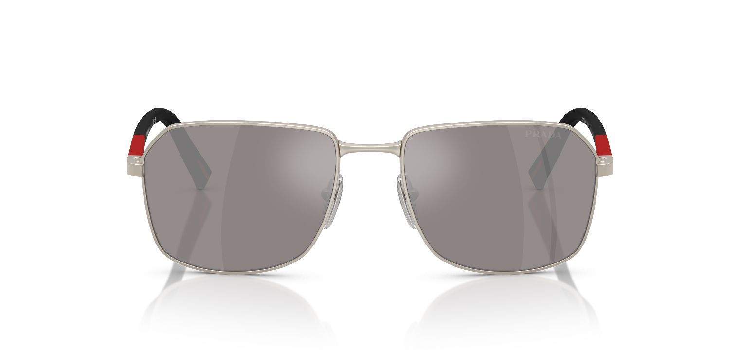 Prada Linea Rossa Rechteckig Sonnenbrillen 0PS A51S Beige für Herren