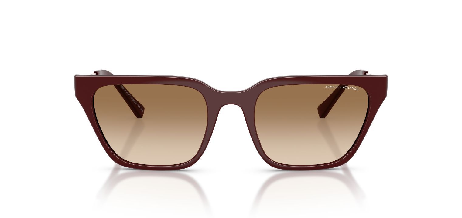 Lunettes de soleil Armani Exchange Papillon 0AX4158S Rouge pour Femme