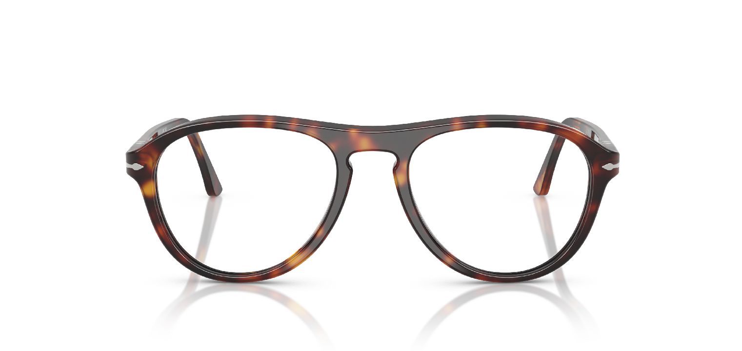 Persol Aviator Eyeglasses 0PO3371V Havana for Unisex