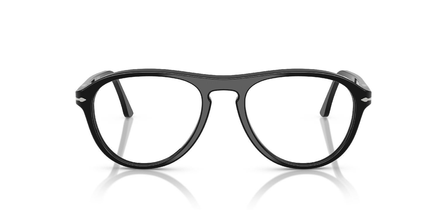 Persol Aviator Eyeglasses 0PO3371V Black for Unisex