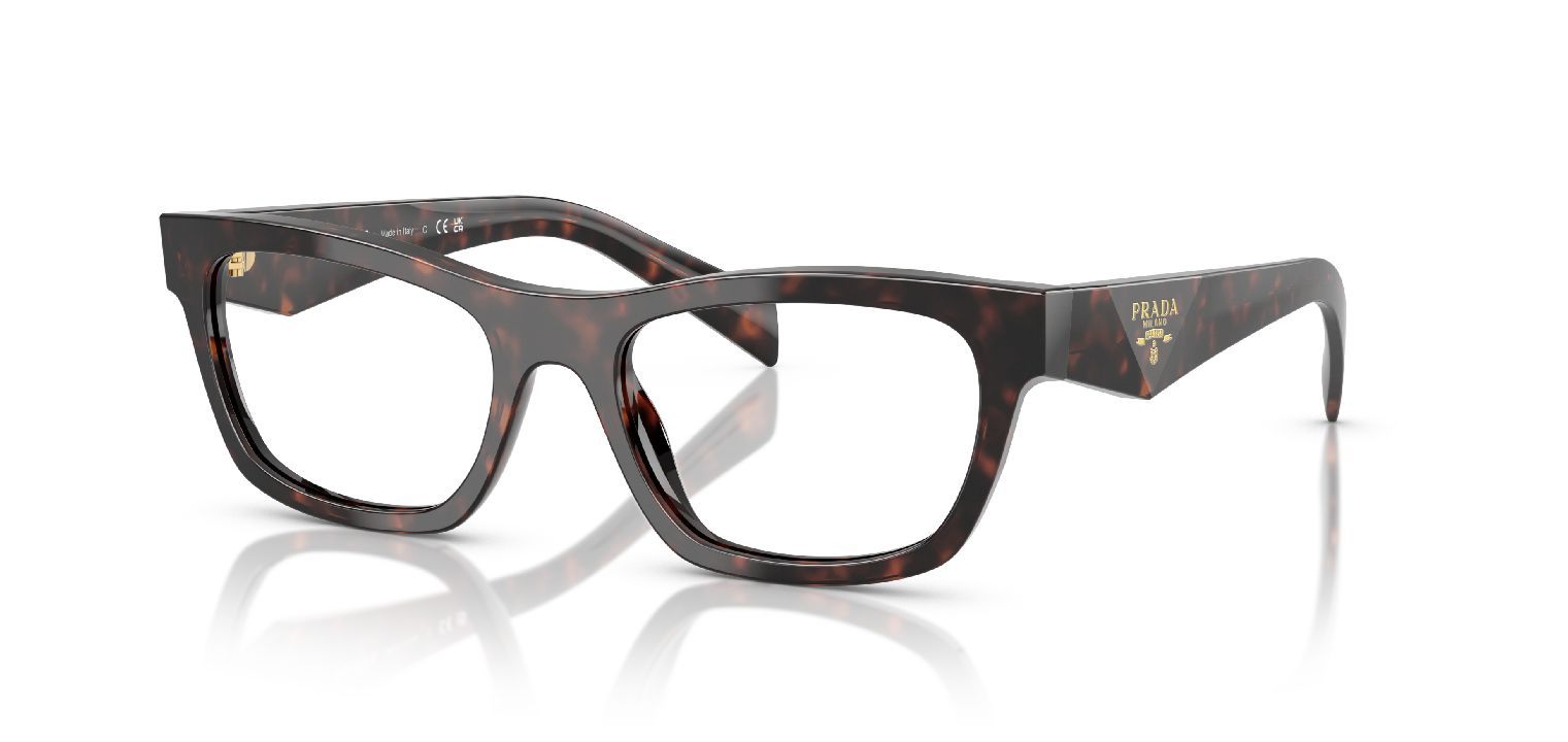 Prada Cat Eye Eyeglasses 0PR B01V Havana for Woman