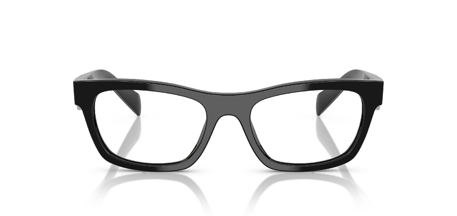 Prada Schmetterling Brillen 0PR B01V Schwarz für Damen