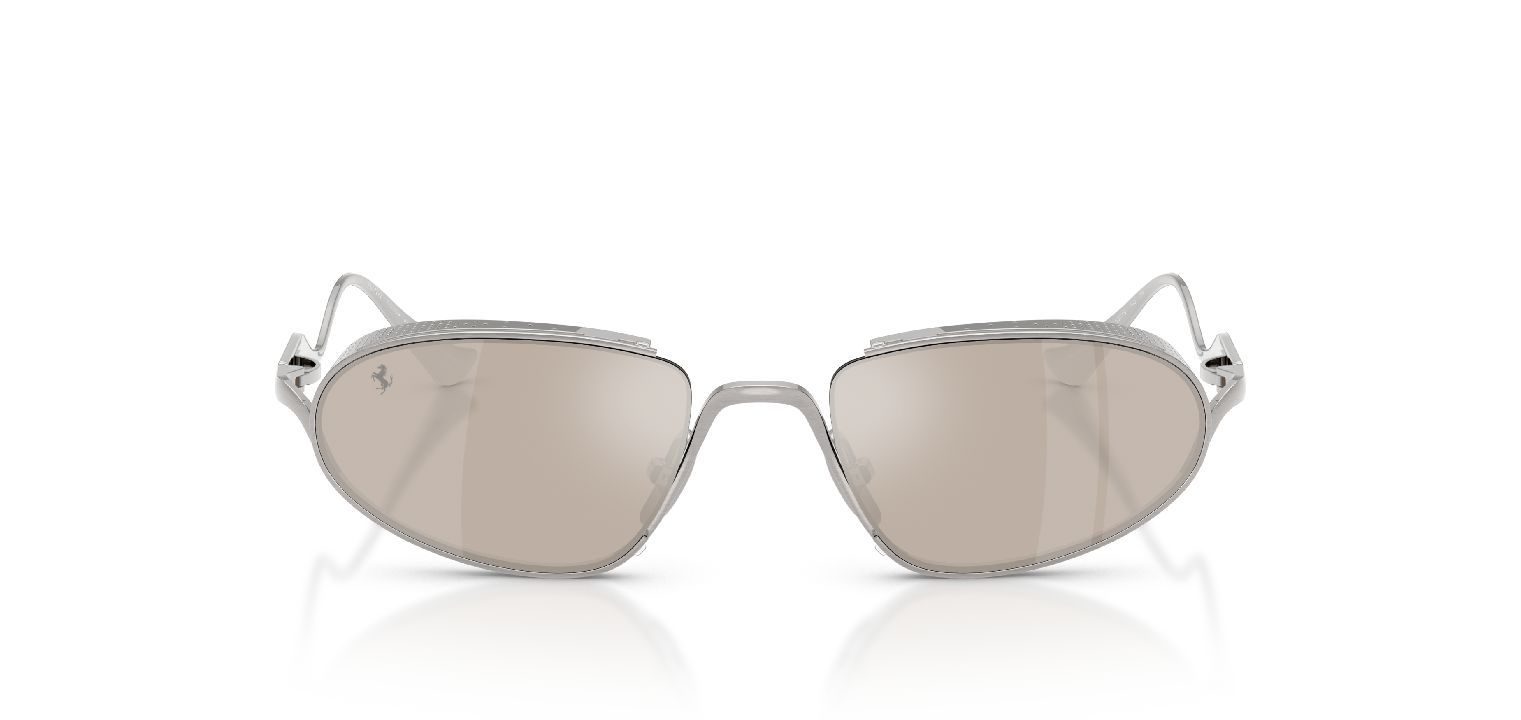 Ferrari Cavallino Oval Sunglasses 0FH1022T Silver for Unisex
