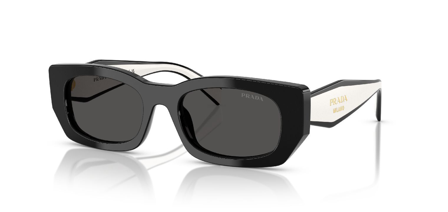 Lunettes de soleil Prada Carré 0PR B05S Noir pour Femme
