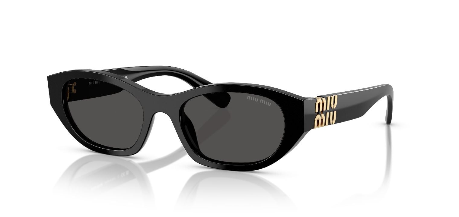 Miu Miu Fantaisie Sunglasses 0MU A03S Black for Woman