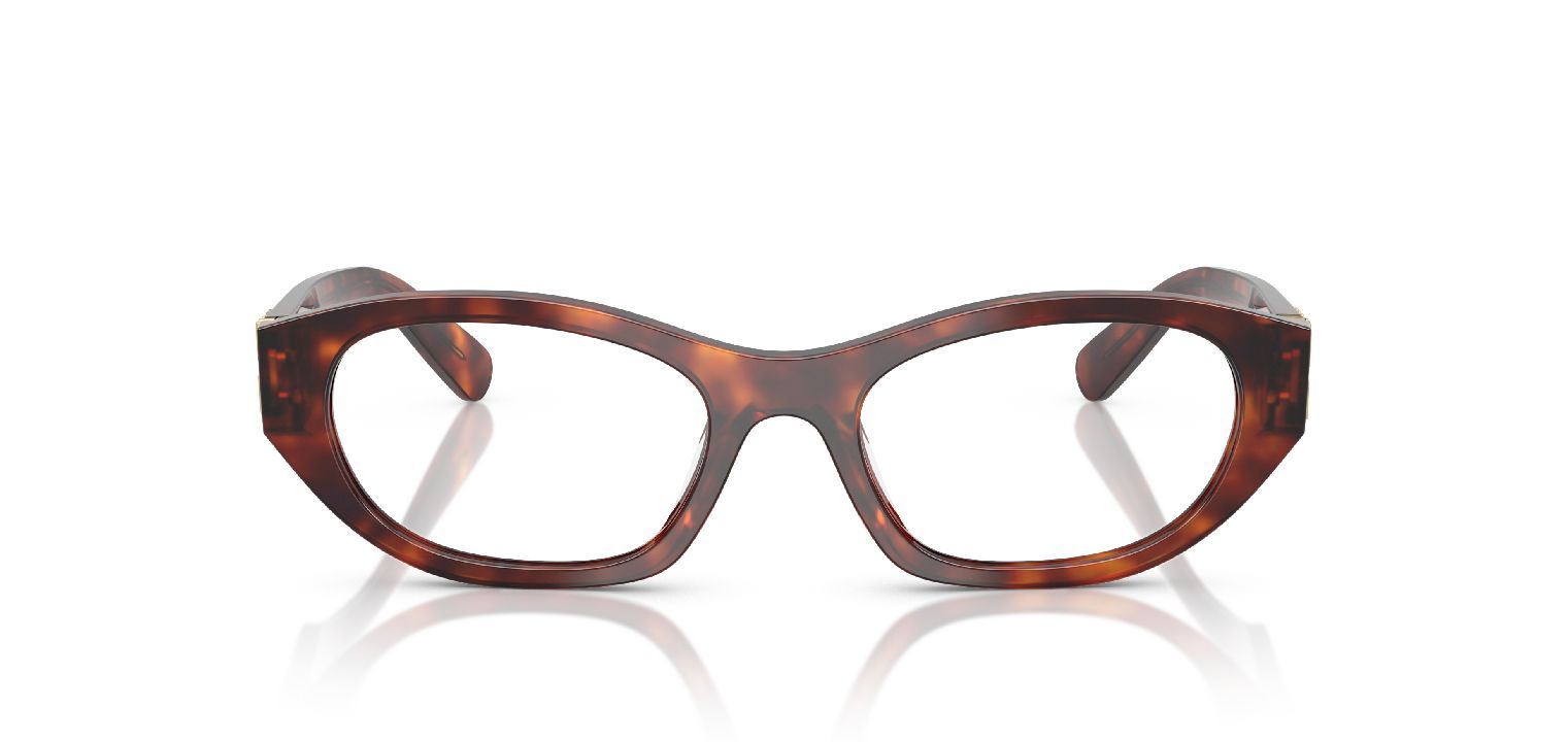 Lunettes de vue Miu Miu Aviator 0MU 03WV Havana pour Femme