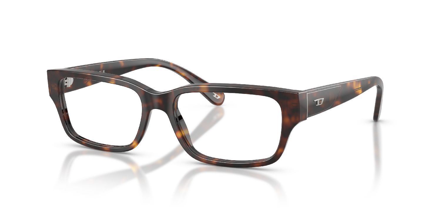Diesel Quadratisch Brillen 0DL4002 Havana für Damen/Herren