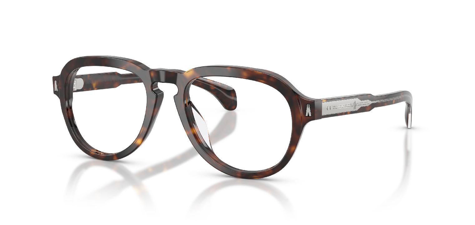 Lunettes de vue Moncler Aviator 0ME2009U Havana pour Homme-Femme