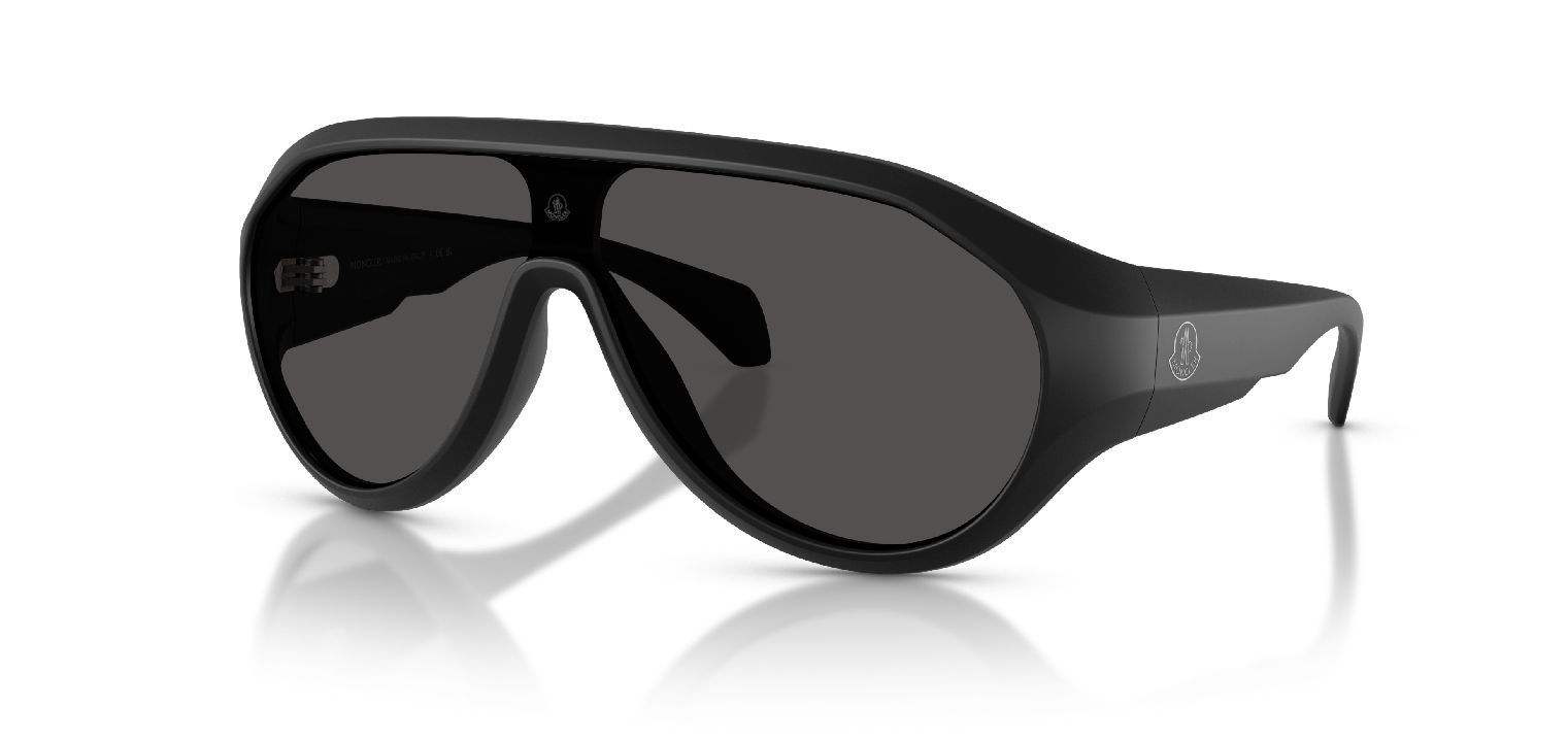 Moncler Oval Sunglasses 0ME8009U Black for Unisex