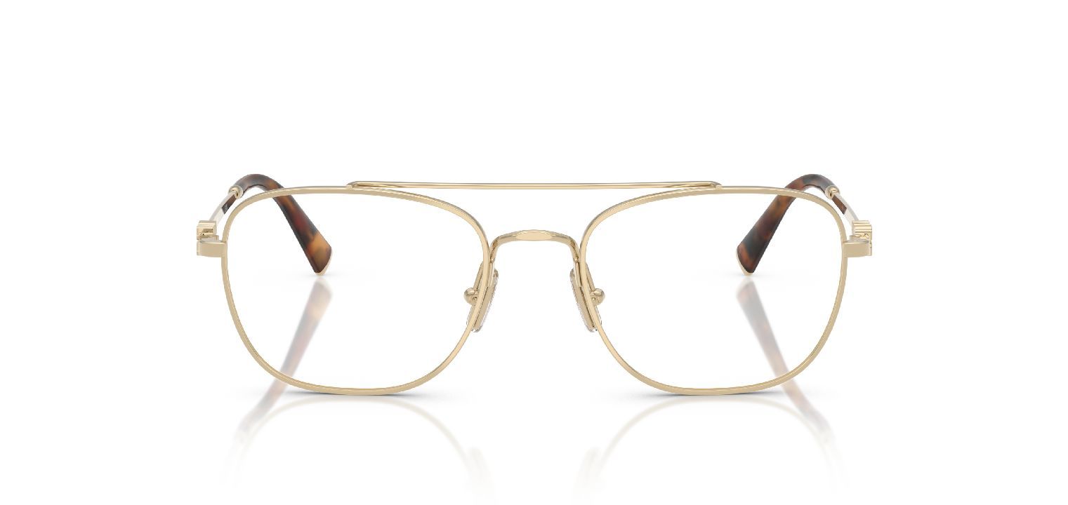Lunettes de vue Miu Miu Carré 0MU 51WV Doré pour Femme