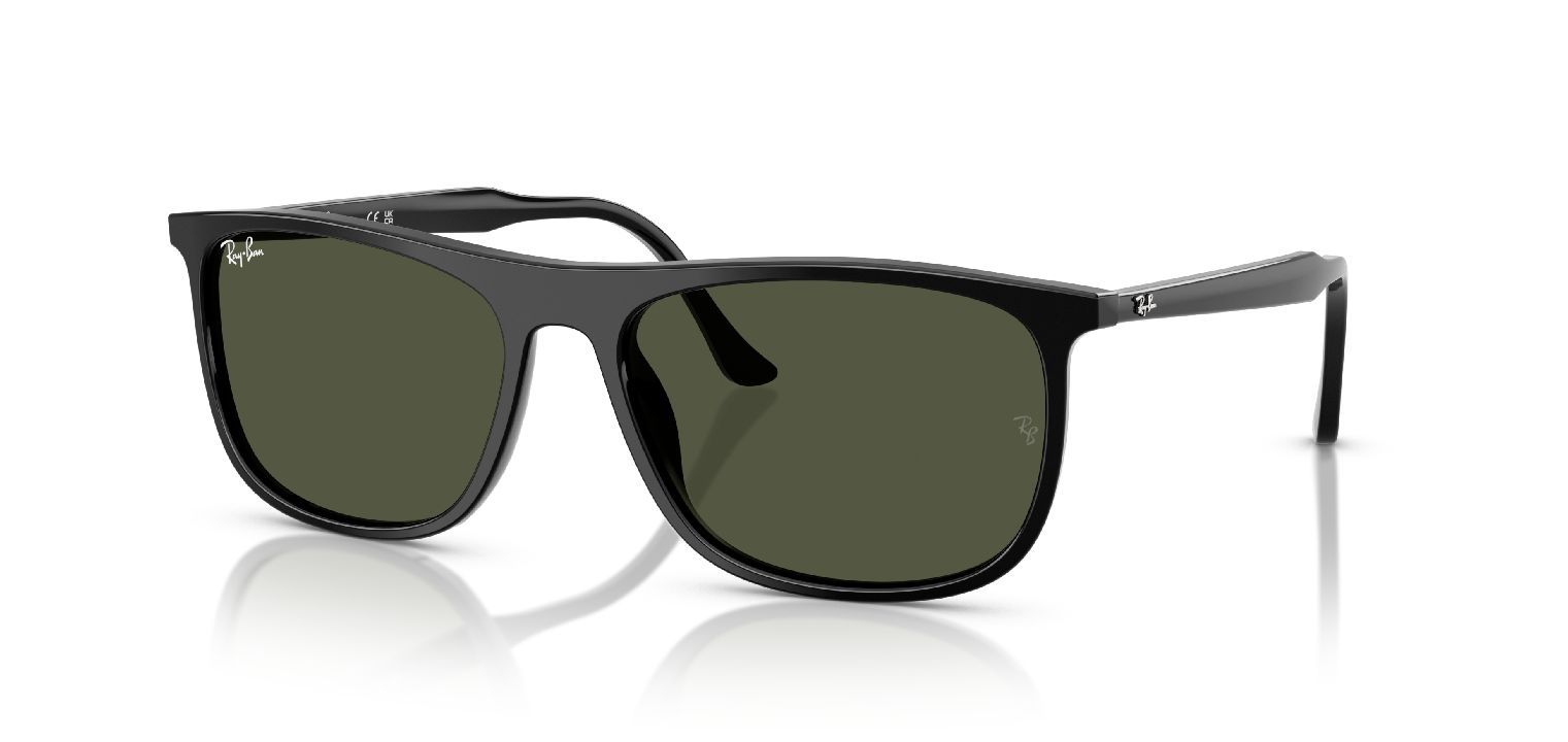 Lunettes de soleil Ray-Ban Rectangle 0RB2216 Noir pour Homme-Femme