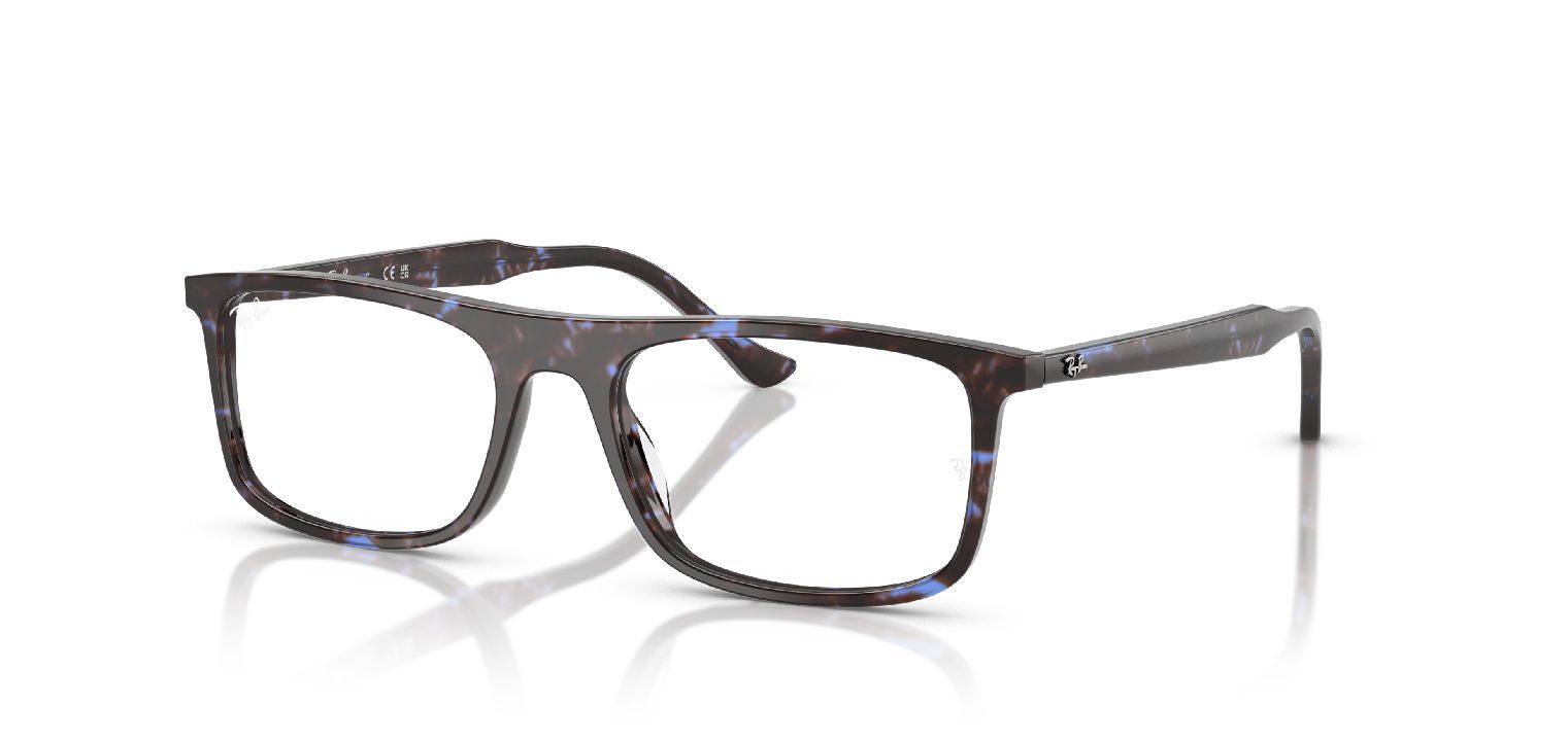 Lunettes de vue Ray-Ban Rectangle 0RX5440 Bleu pour Homme-Femme