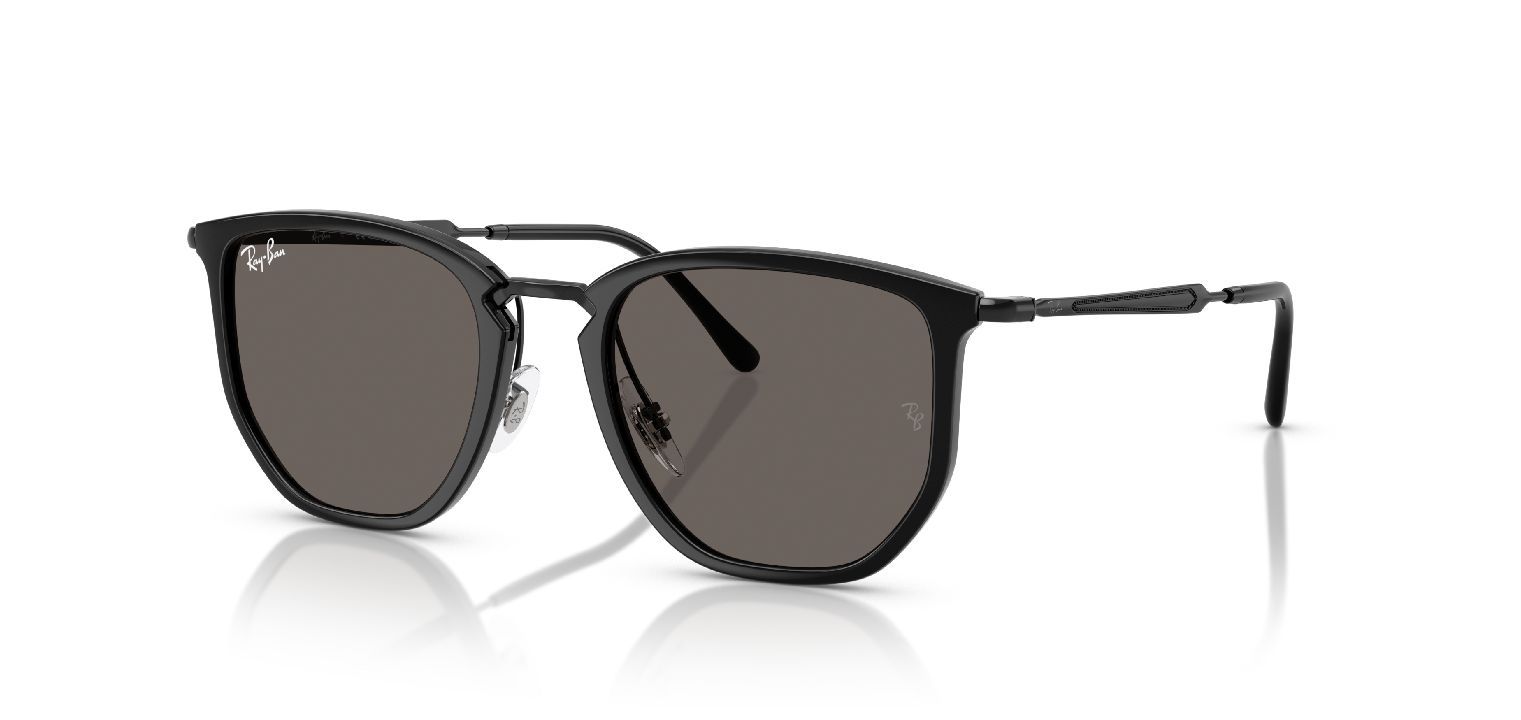 Lunettes de soleil Ray-Ban Ronde 0RB4451 Noir pour Homme-Femme