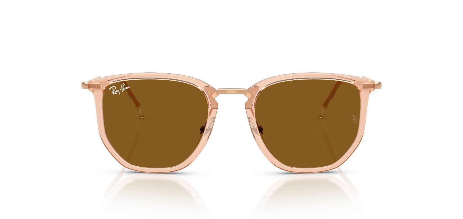 Ray-Ban Round Sunglasses 0RB4451 Beige for Unisex