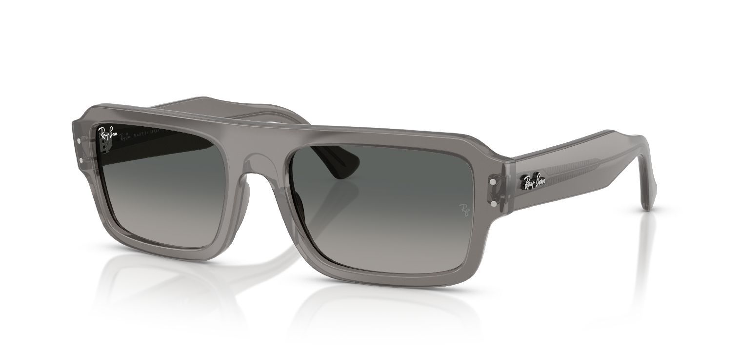 Lunettes de soleil Ray-Ban Rectangle 0RB4454 Gris pour Homme-Femme