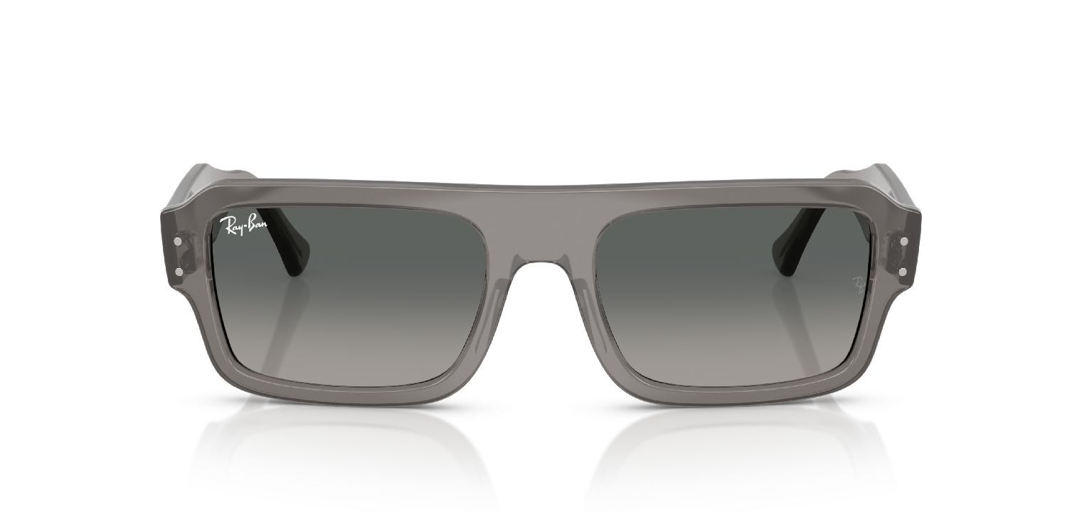 Lunettes de soleil Ray-Ban Rectangle 0RB4454 Gris pour Homme-Femme