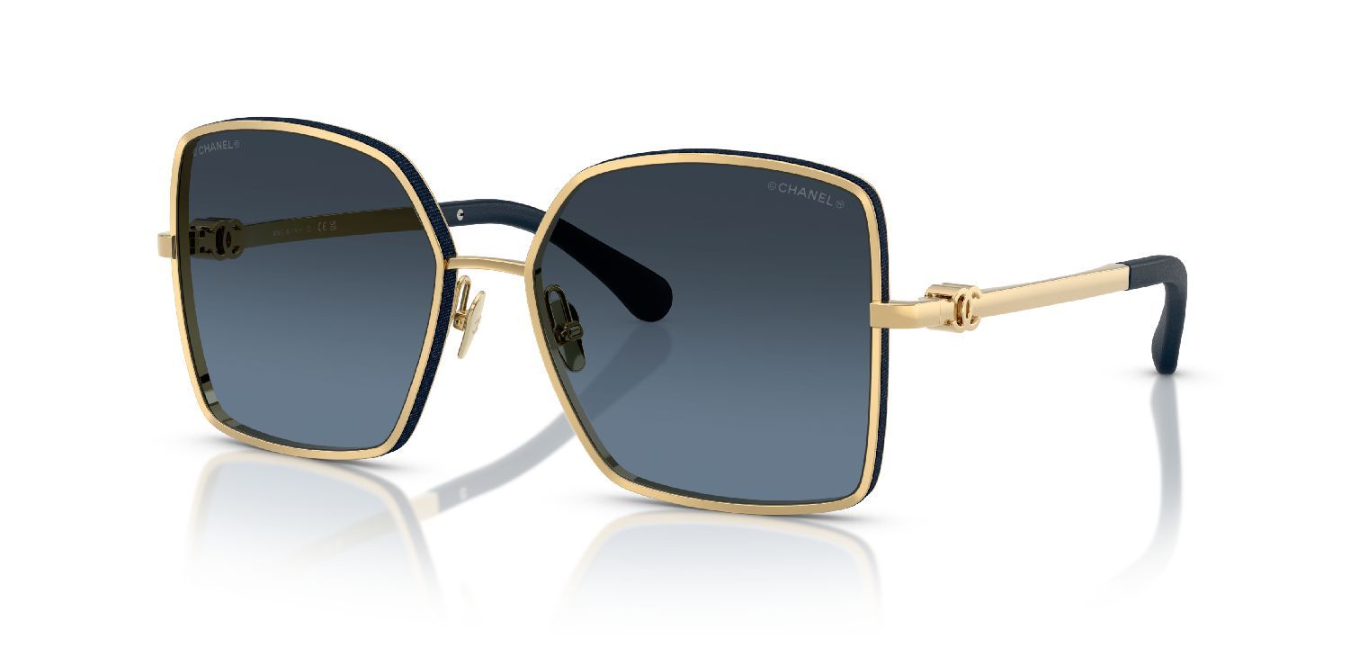 Chanel Carré Sunglasses 0CH4288Q Gold for Woman