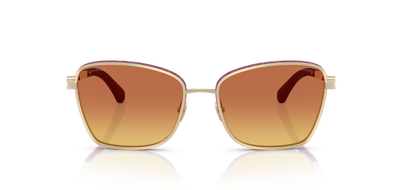 Chanel Carré Sunglasses 0CH4289Q Gold for Woman