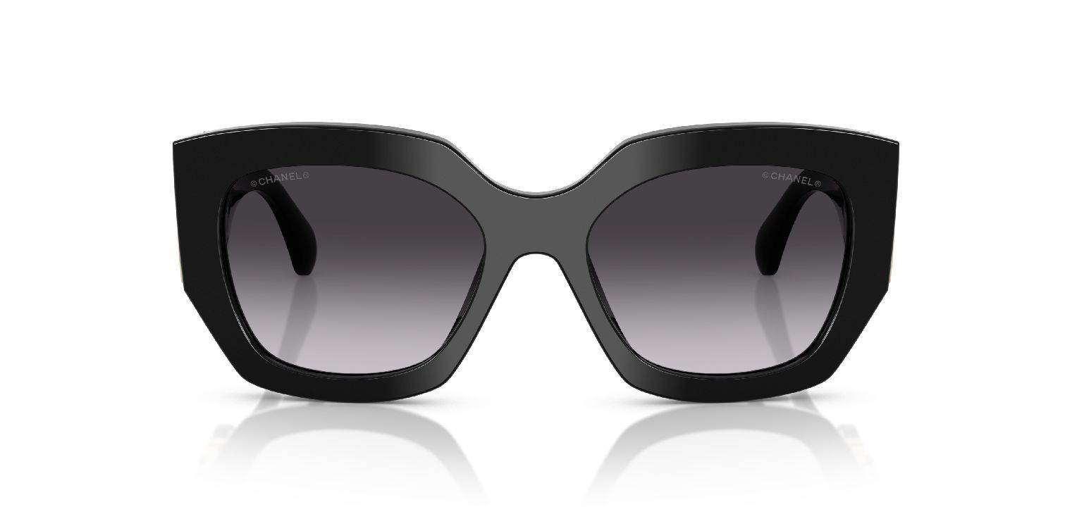 Lunettes de soleil Chanel Papillon 0CH5545 Noir pour Femme