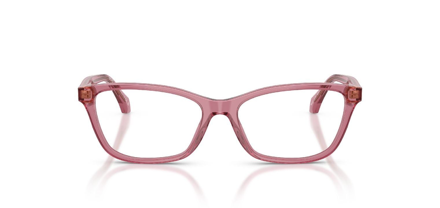 Versace Rectangle Eyeglasses 0VE3375 Red for Woman