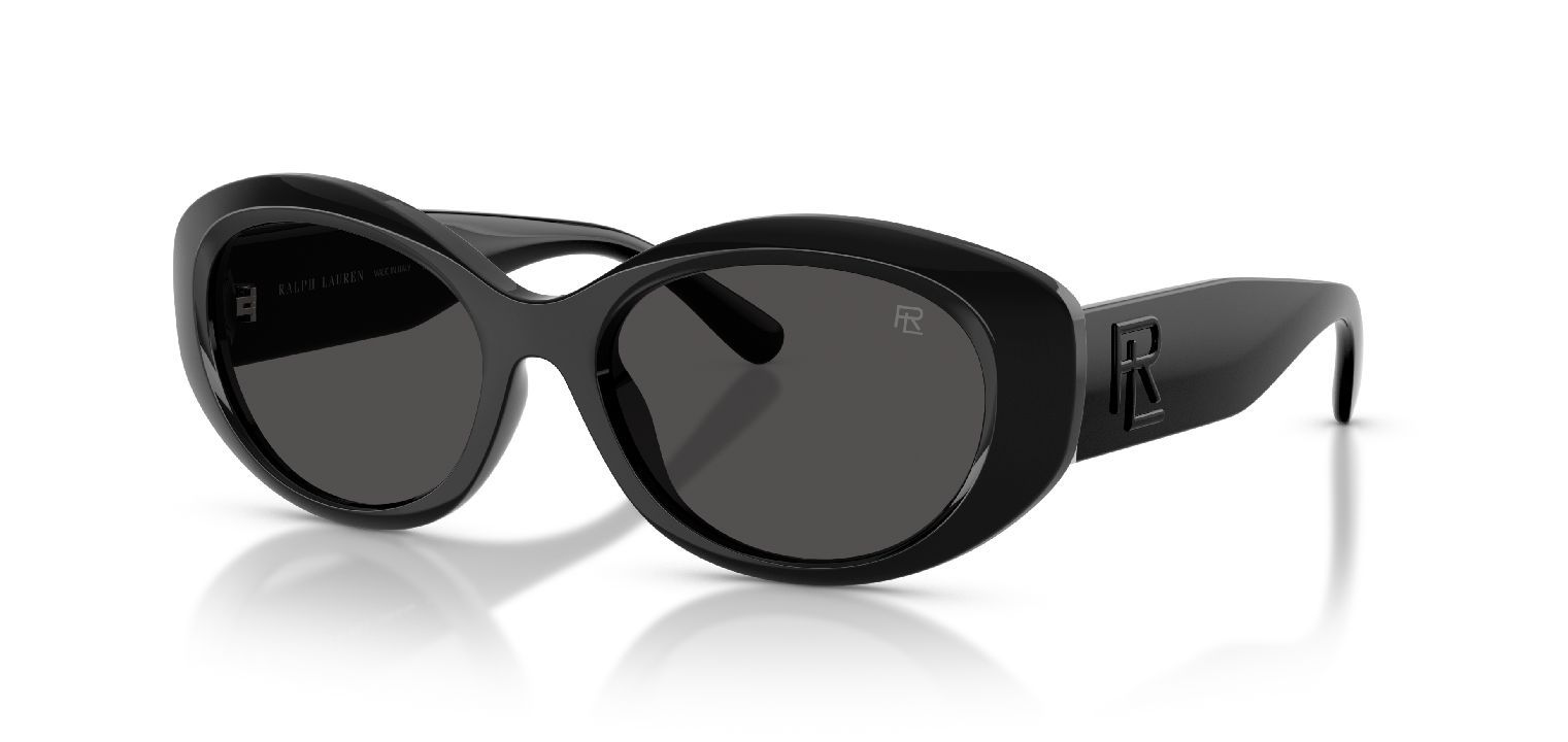 Ralph Lauren Oval Sonnenbrillen 0RL8232U Schwarz für Damen