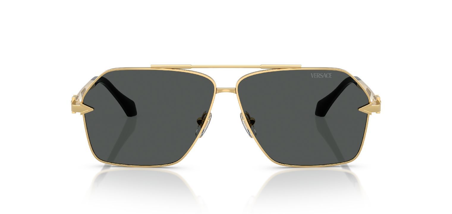 Versace Carré Sunglasses 0VE2284 Gold for Man