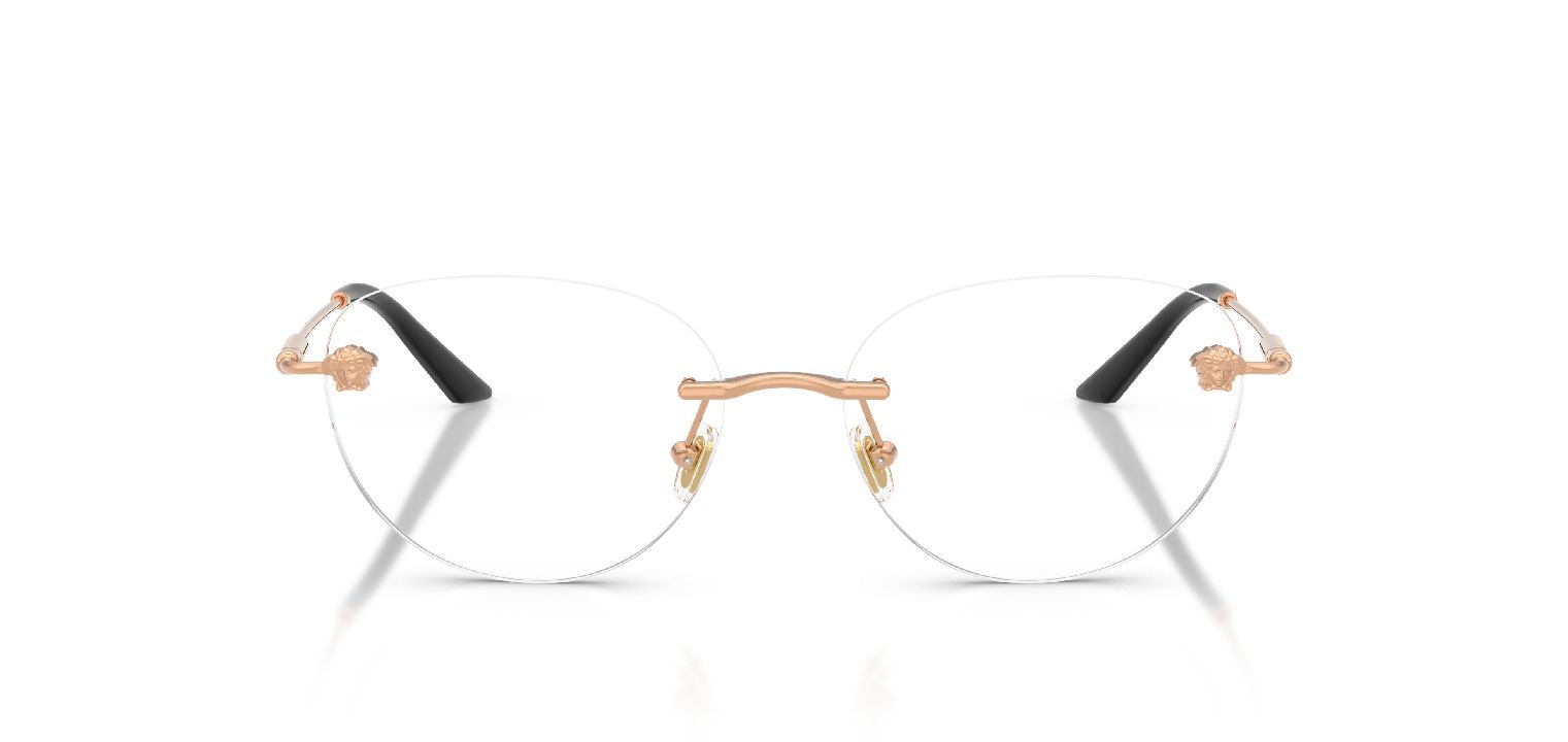 Lunettes de vue Versace Ovale 0VE1305 Rose pour Femme
