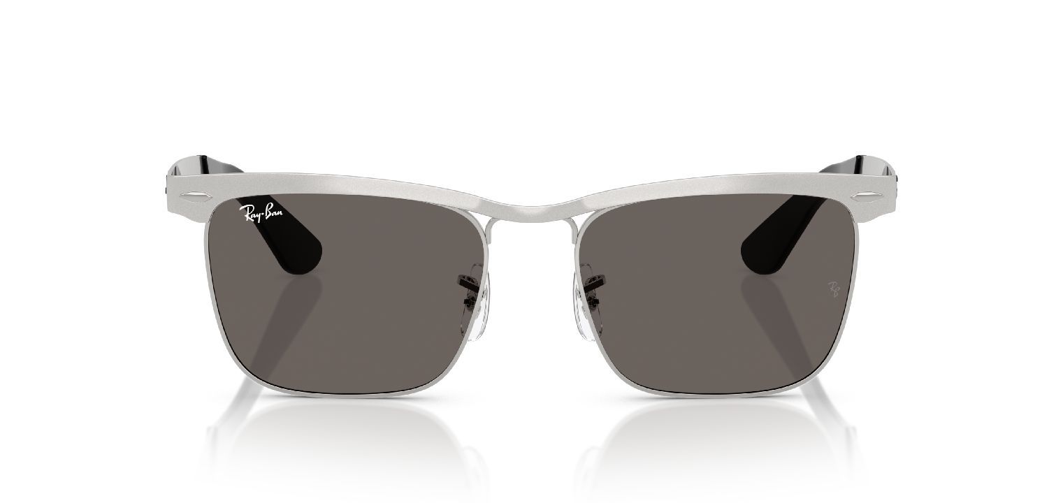 Lunettes de soleil Ray-Ban Carré 0RB3875 Argenté pour Homme-Femme