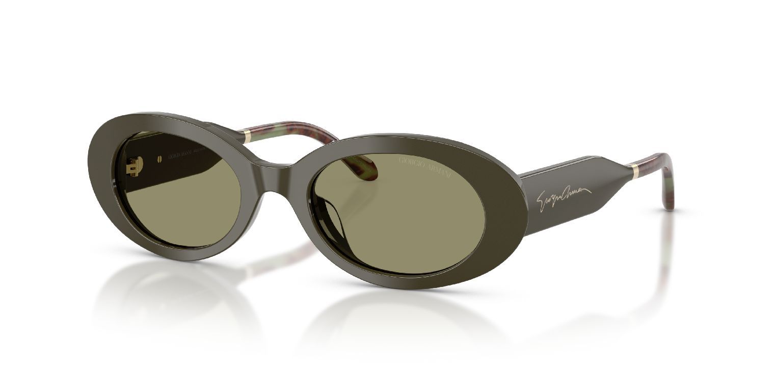 Giorgio Armani Oval Sunglasses 0AR8234U Green for Woman