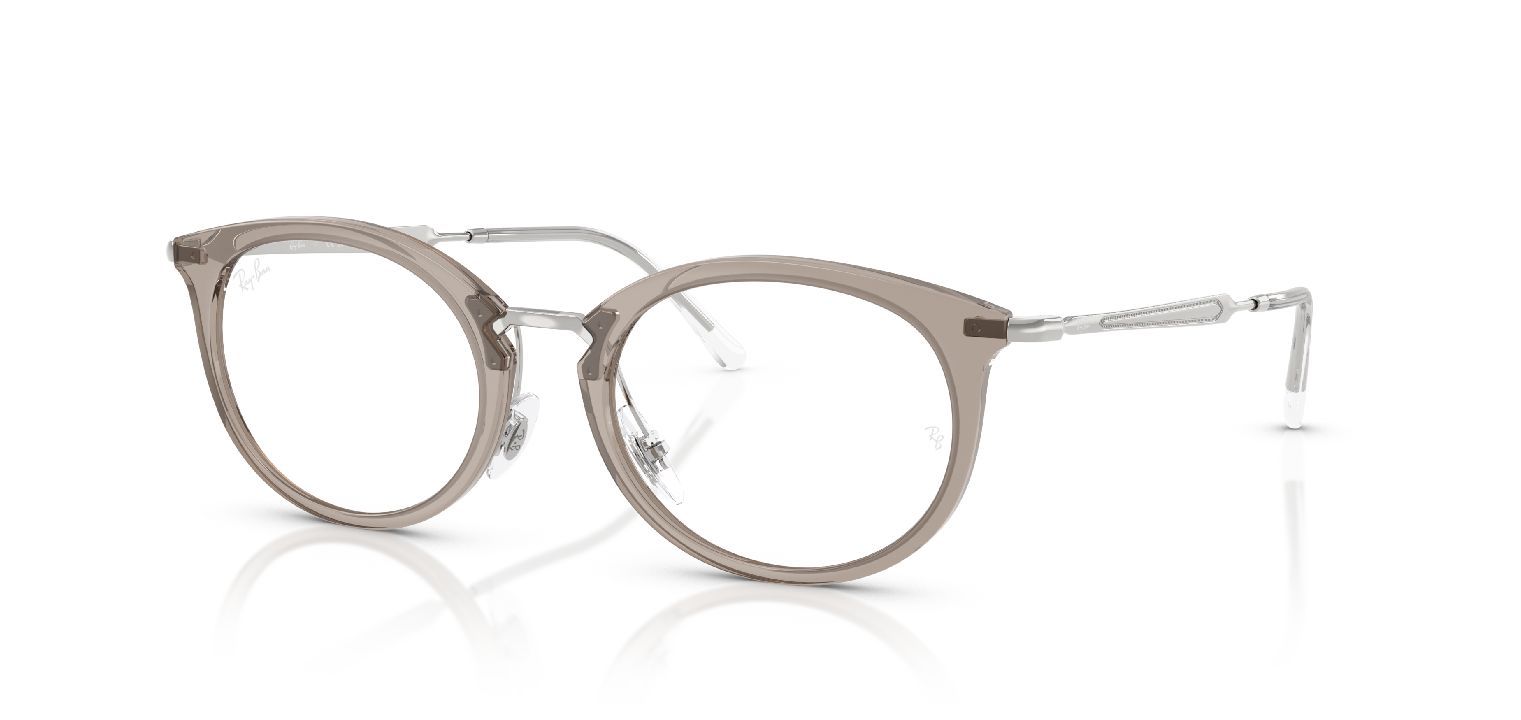 Ray-Ban Oval Brillen 0RX7255 Grau für Damen/Herren