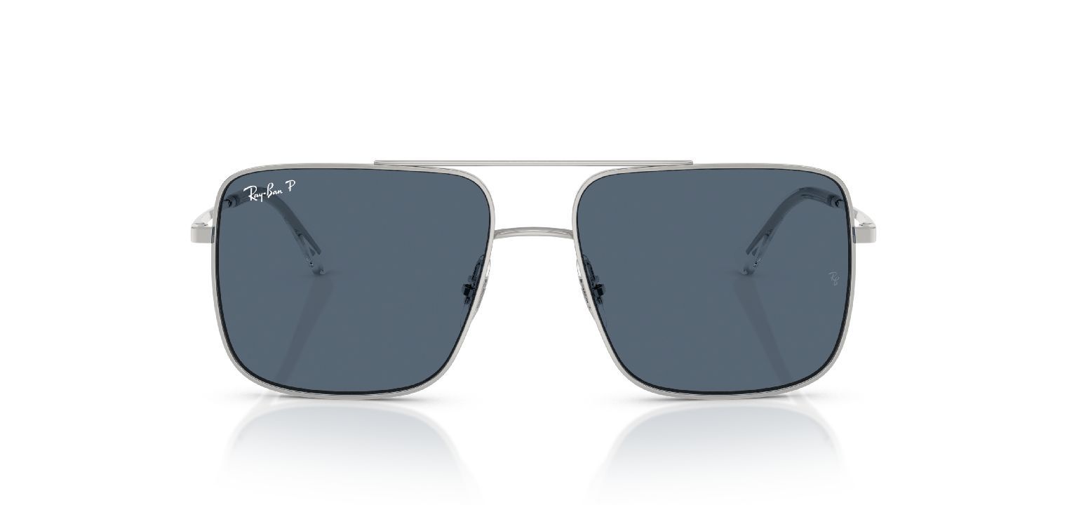 Ray-Ban Carré Sunglasses 0RB3758 Silver for Unisex