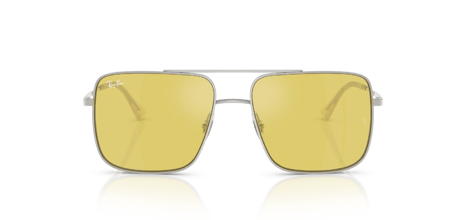 Ray-Ban Carré Sunglasses 0RB3758 Silver for Unisex