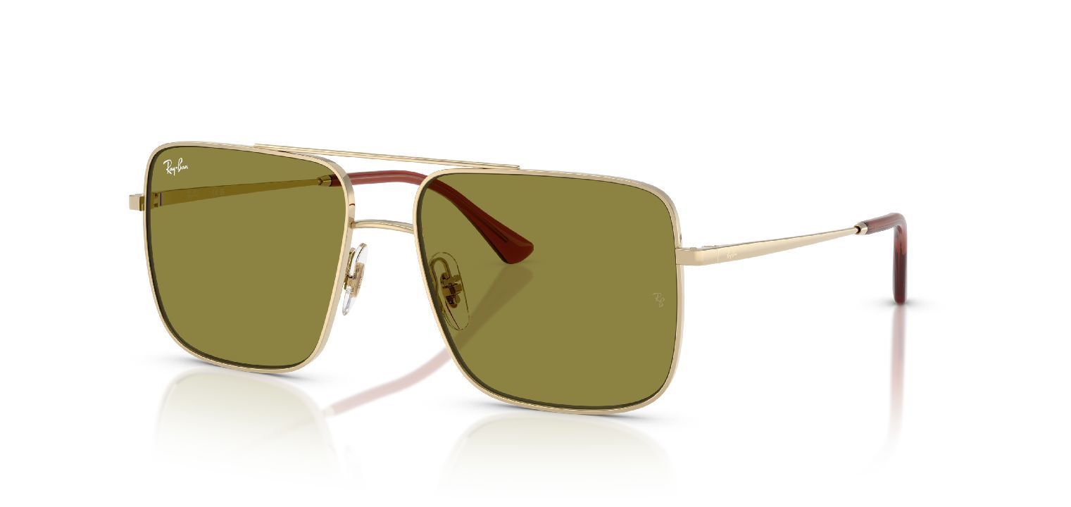 Ray-Ban Carré Sunglasses 0RB3758 Gold for Unisex