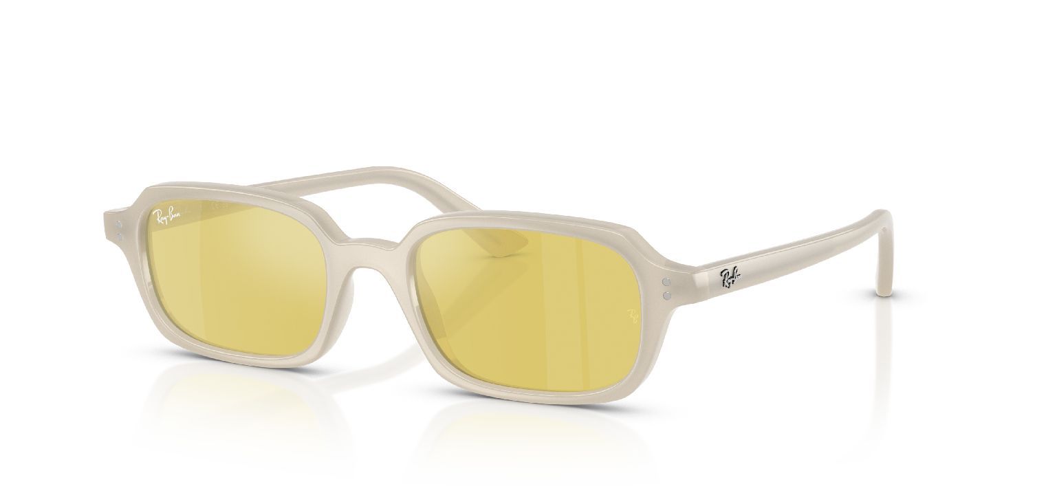 Lunettes de soleil Ray-Ban Carré 0RB4455 Blanc pour Homme-Femme
