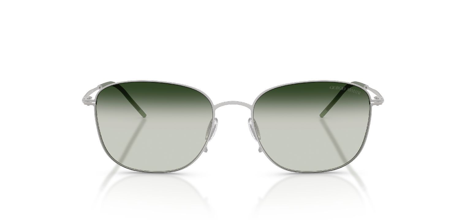 Giorgio Armani Carré Sunglasses 0AR6168 Silver for Man