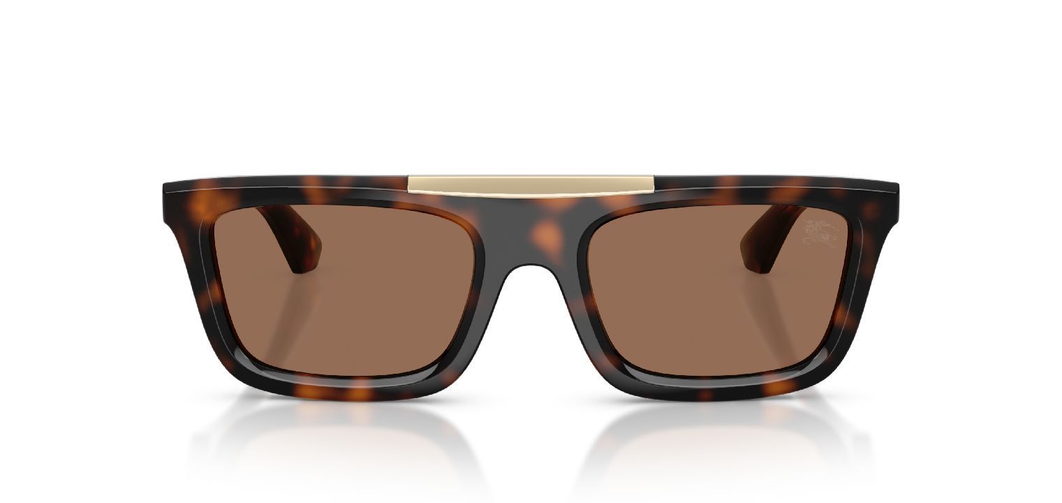 Burberry Rechteckig Sonnenbrillen 0BE4451U Havana für Herren