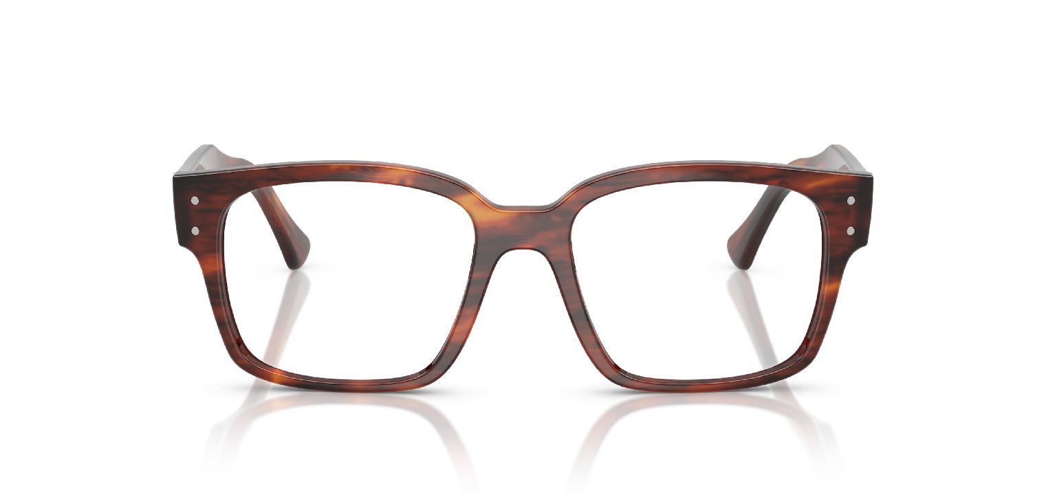 Ray-Ban Quadratisch Brillen 0RX7256 Havana für Damen/Herren