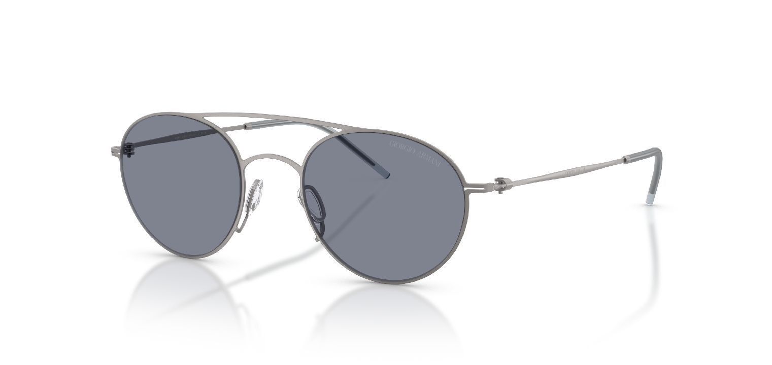 Giorgio Armani Rund Sonnenbrillen 0AR6169 Grau für Herren