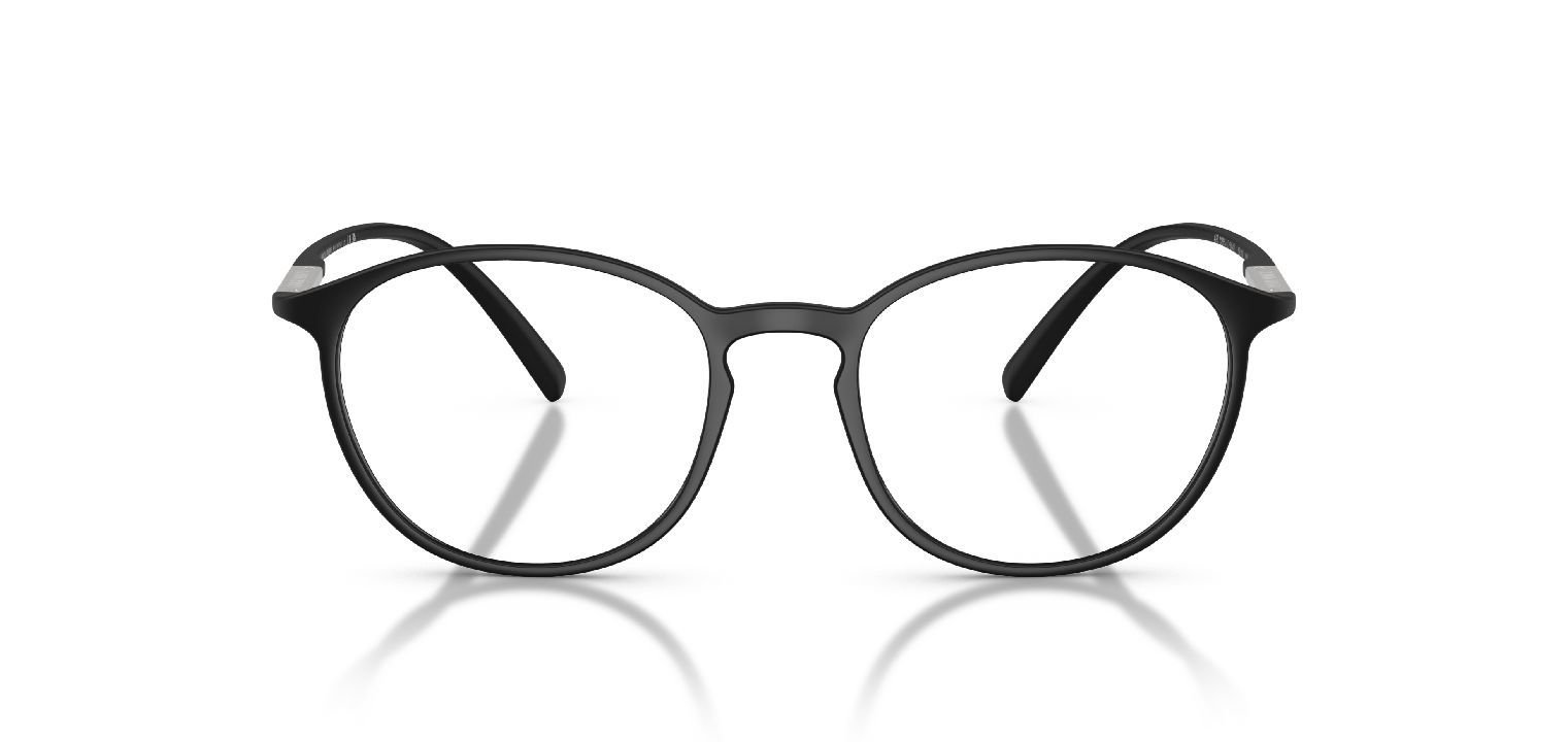 Giorgio Armani Round Eyeglasses 0AR7275U Black for Man