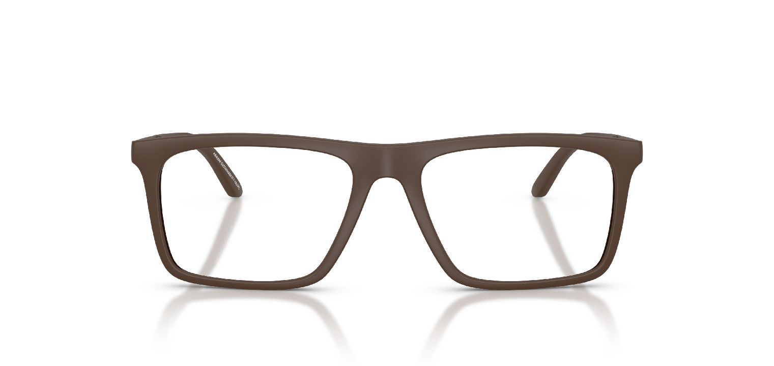 Lunettes de vue Emporio Armani Carré 0EA3253 Marron pour Homme