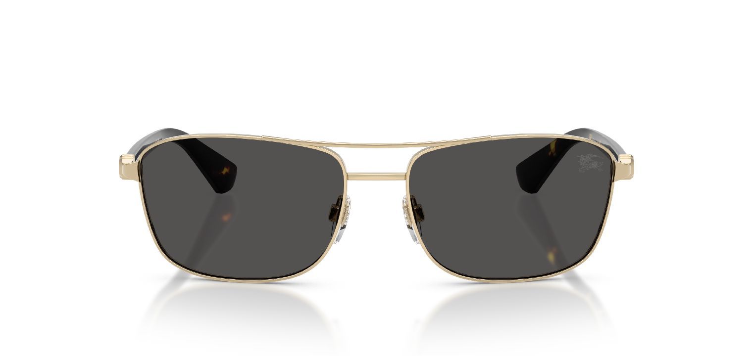 Burberry Rectangle Sunglasses 0BE3163 Gold for Man
