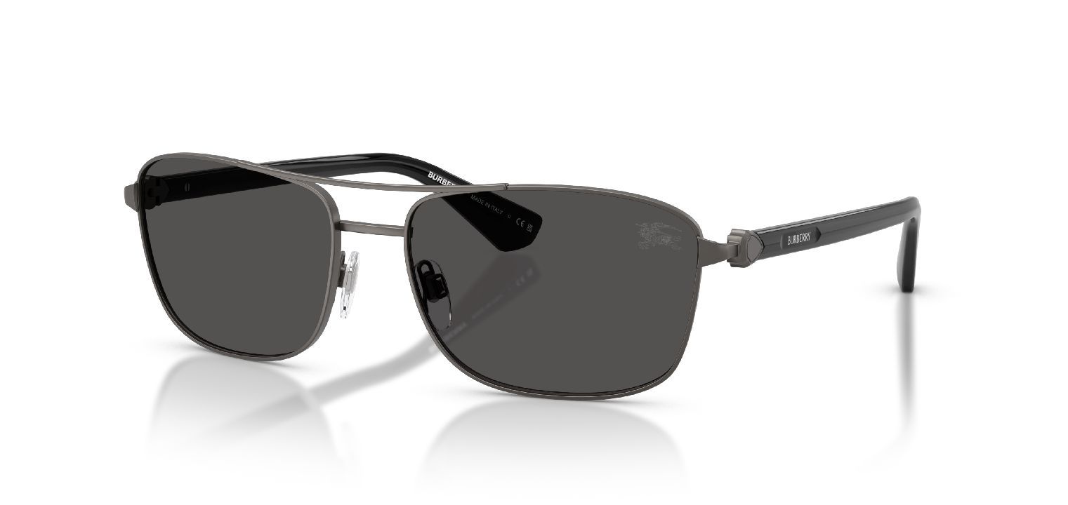 Burberry Rectangle Sunglasses 0BE3163 Grey for Man