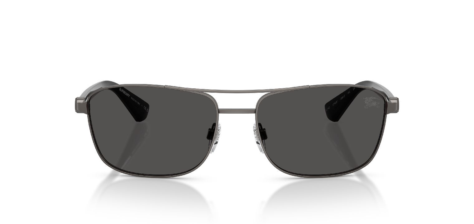 Burberry Rectangle Sunglasses 0BE3163 Grey for Man